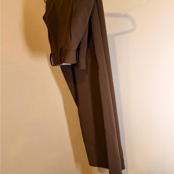 The Frankie Shop Tansy Pleated Trousers - Chocolate - Picture 7 of 7